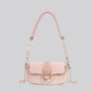 Women's Popular Pink Rhombus Chain Baguette Underarm Simple Crossbody Bags