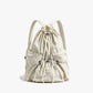 Leisure Artistic Canvas Fashionable Pleated Nylon Backpacks