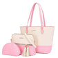 Women's Beautiful Innovative Slouchy Elegant Three-piece Shoulder Bags