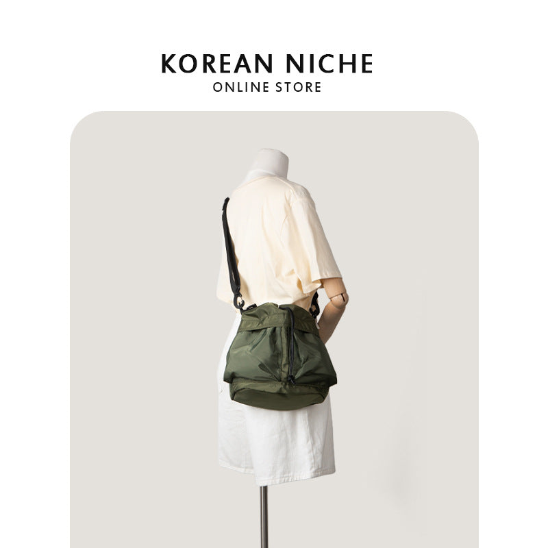 Cloth Pleated Female Leisure Commute Large Shoulder Bags