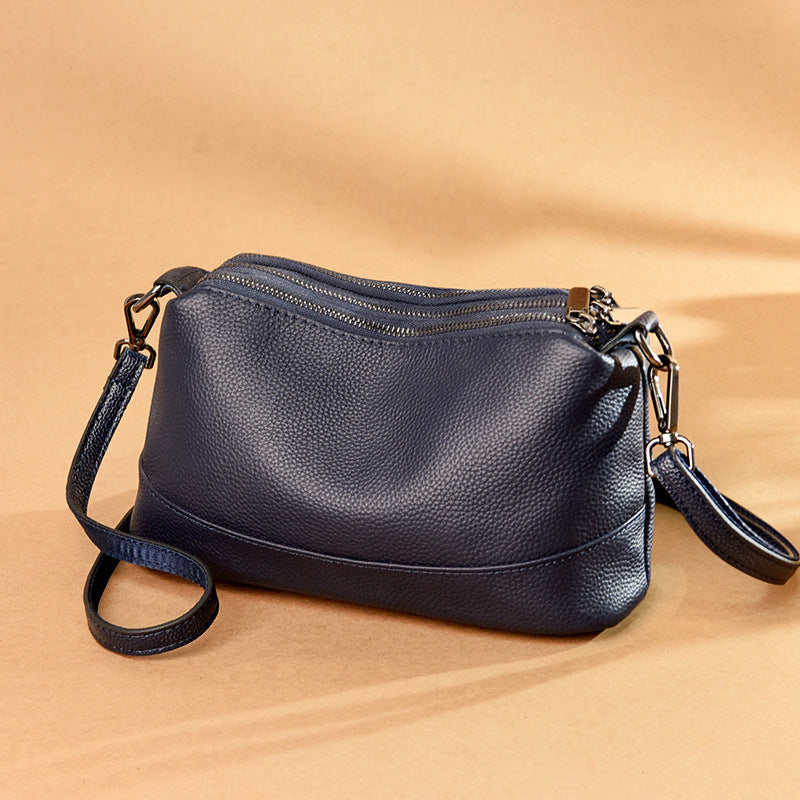 Women's Leather Trendy Fashion Soft First Layer Shoulder Bags
