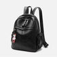 Women's Large Capacity Soft Leather Cowhide Urban Backpacks