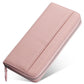 Women's & Men's & Genuine Leather Credit Long Clutch Purses