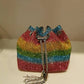 Women's Heron Live Streaming On Tassel Rhinestone Shoulder Bags