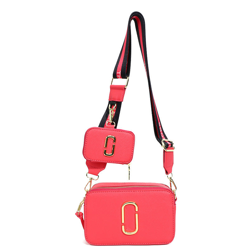 Creative Fashion Mother Retro Contrast Color Shoulder Bags