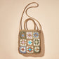 Women's Straw Flower Beach Ethnic Style Hand Shoulder Bags