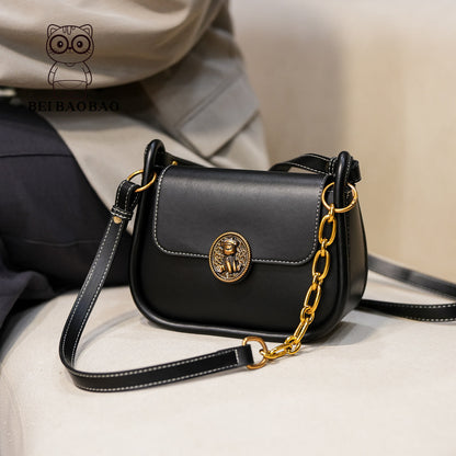 Women's Stylish Source Retro Saddle Simple Crossbody Bags
