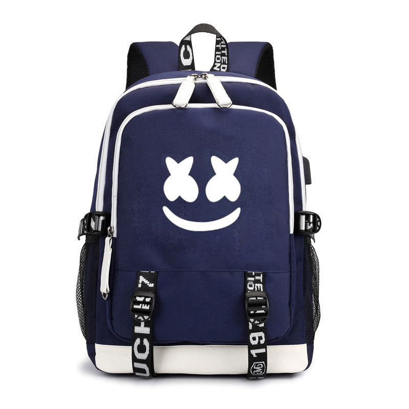Electric Sound Cotton Candy Unisex Rechargeable Backpacks