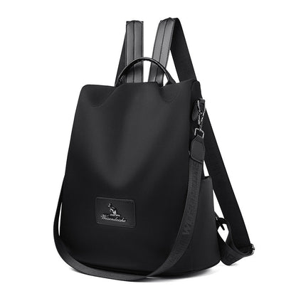 Women's Simple Korean Style Niche Oxford Cloth Backpacks