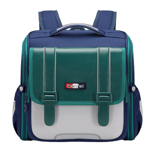 Men's & Children's & Horizontal Board One-piece Full Open Large Capacity Elementary School Students' Schoolbags