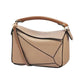 Women's Genuine Leather Portable Stitching Soft Pillow Bags