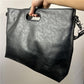 Vintage Big Washed Soft Leather Imitation Men's Shoulder Bags