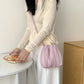 Women's Texture Korean Niche Design Mobile Magnetic Crossbody Bags