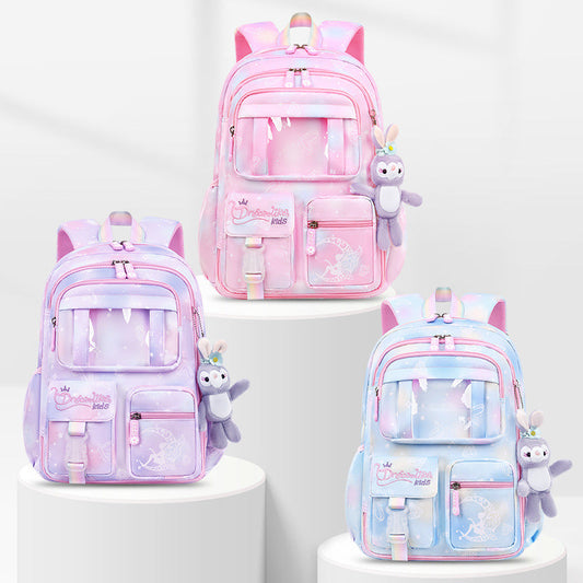 Female Refrigerator Open Door Lightweight Large Elementary School Students' Schoolbags