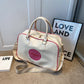 Women's Capacity Korean Fashionable Fresh Simple Baseball Shoulder Bags