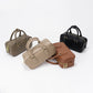 Women's Vintage Boston Bowling Genuine Leather High Handbags