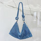 Attractive Women's Rhinestone Underarm Pink Clutch Shoulder Bags