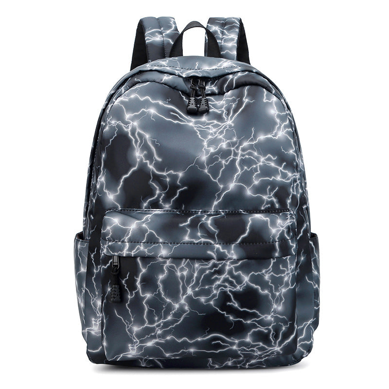 Women's & Men's & Junior Canvas Printing Starry Sky Middle School Students' Schoolbags