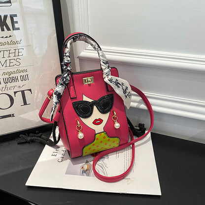 Women's Fashion Hot Style Beauty Head Handbags