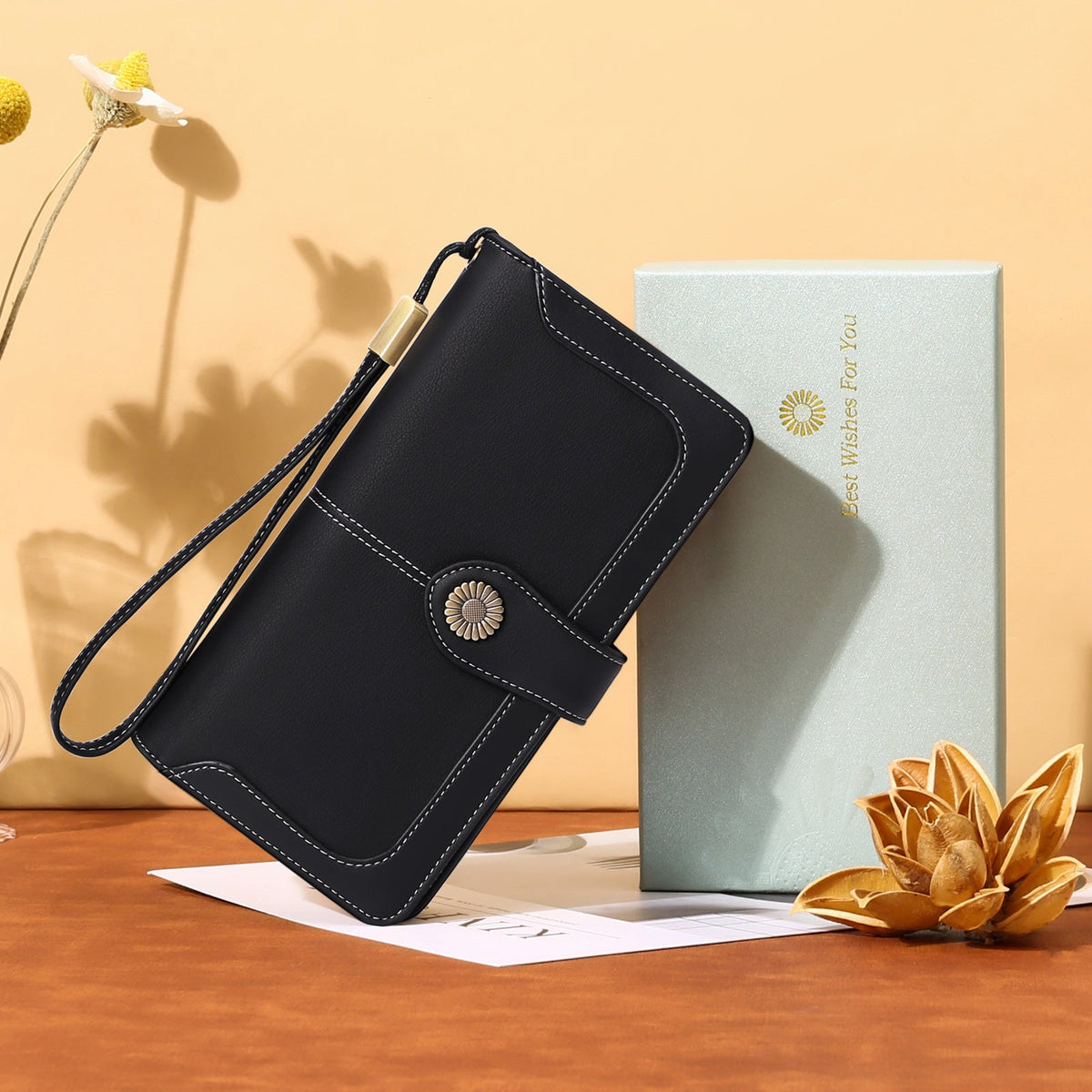 Women's Long Clutch Leather Multifunctional Lady's Ladies Wallets