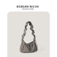 Women's Retro Temperament Fairy Pleated Underarm Spring Bags