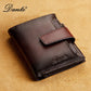 Men's Genuine Leather First Layer Cowhide Swiping Men's Wallets
