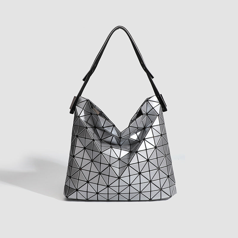 Trendy Style Underarm Commuter Geometric Rhombus Crossbody Bags