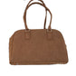 Women's Design Portable Commuter Suede Bowling Large Armpit Bags