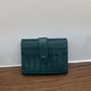 Women's & Men's & Sheepskin Leather Hand-woven Bank Woven Card Holder
