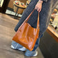 Women's Large Capacity Commuter Leather Versatile Cowhide Shoulder Bags