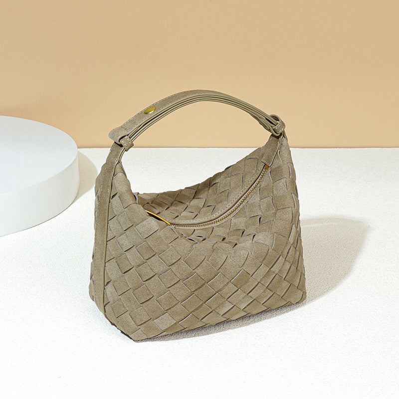 Women's Lunch Box Niche Design Frosted Material Handbags