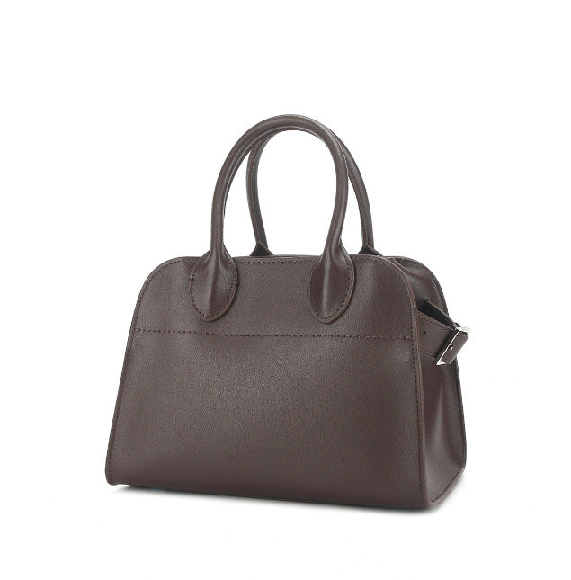First Layer Cowhide Genuine Leather Large Handbags