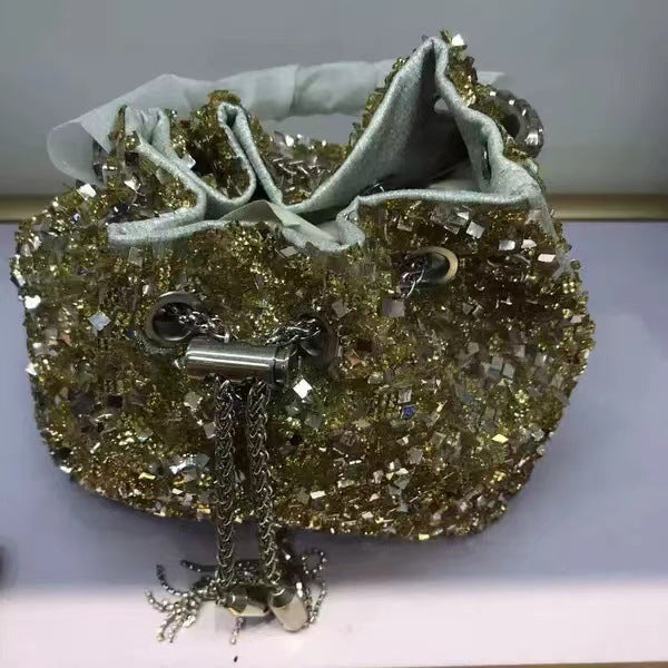 Women's Heron Live Streaming On Tassel Rhinestone Shoulder Bags