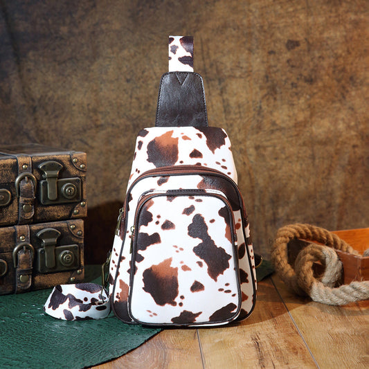 Women's Retro Printed Western One Bohemian Sling Waist Packs