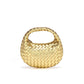 Women's Mini Cute Dumpling Macaron Woven Pouch Crossbody Bags