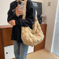 Pleated Large Capacity Cloud Niche High-grade Down Crossbody Bags