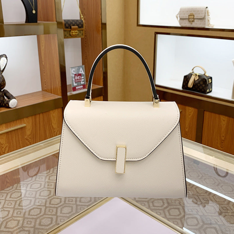 Women's Kelly Design Fashion Simple Latch Portable Bags