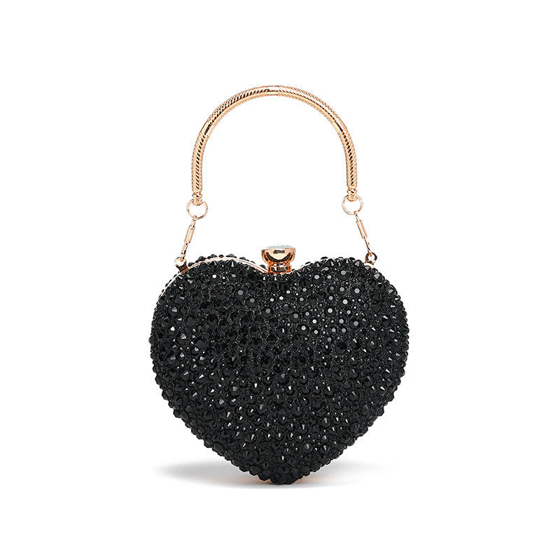 Women's Rhinestone Winter Fashion Mini Love One Bags