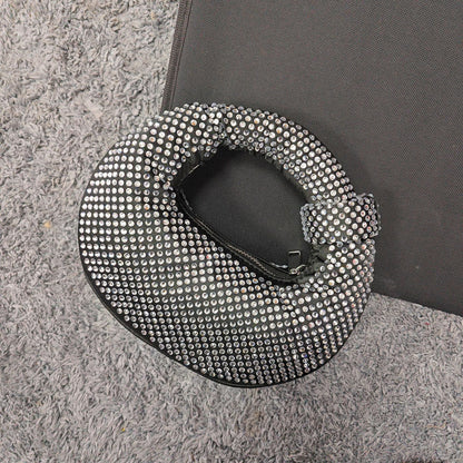 Women's Unique Clutch Shiny Rhinestone Dinner Handbags