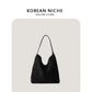 Fashionable Suede Soft Texture Large Capacity Armpit Bags