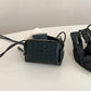 Women's Summer Double Zipper Retro Textured Woven Crossbody Bags