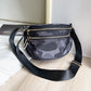 Women's Saddle Lightweight Nylon Oxford Cloth Semicircle Crossbody Bags