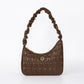 Women's Korean Minority Cloud Pleated Embroidered Underarm Armpit Bags