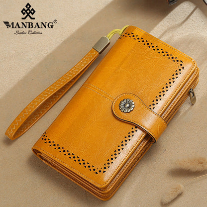 Women's Comfortable Long Zipper Large Capacity Ladies Wallets