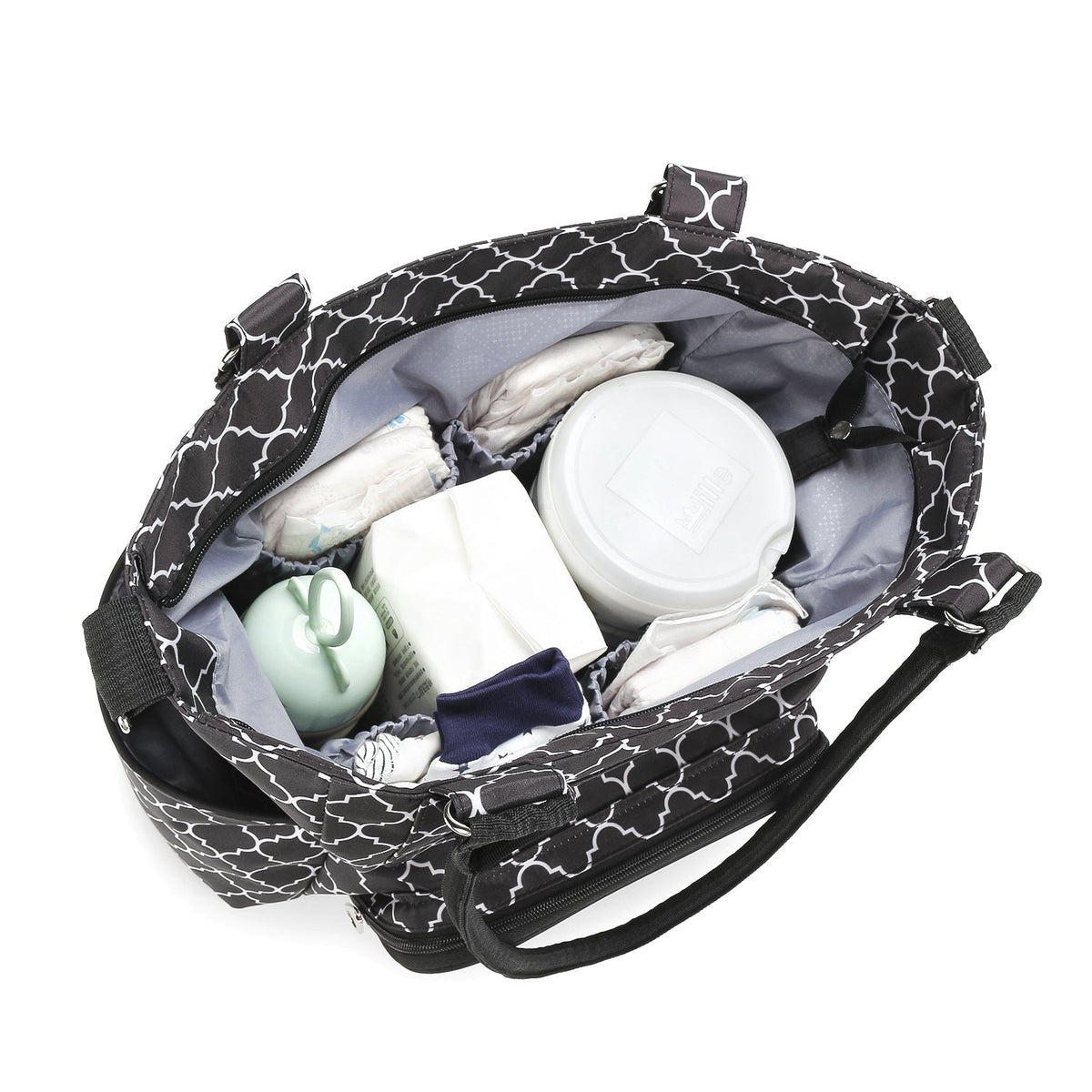 Mummy Large Capacity Mom Maternal Striped Bags