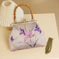 Iris Bamboo Printed Ancient Style Cheongsam Handbags