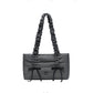 Women's Niche Korean Pleated Commuter Portable Shoulder Bags