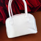 Niche Satin Pink Ballet Style Bowling Handbags