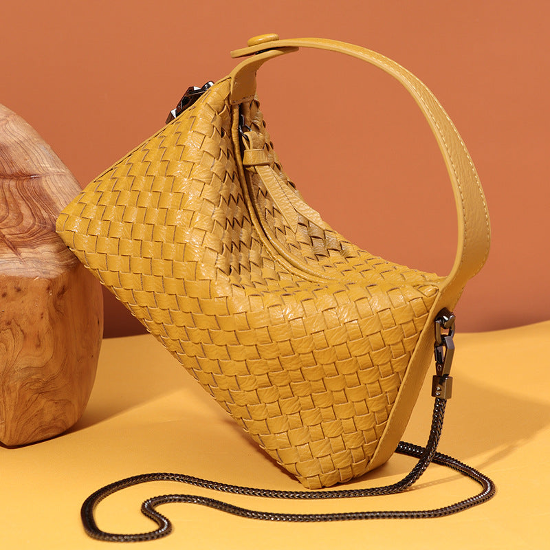 Women's Handmade Woven Fresh Sweet Trendy Fashion Handbags