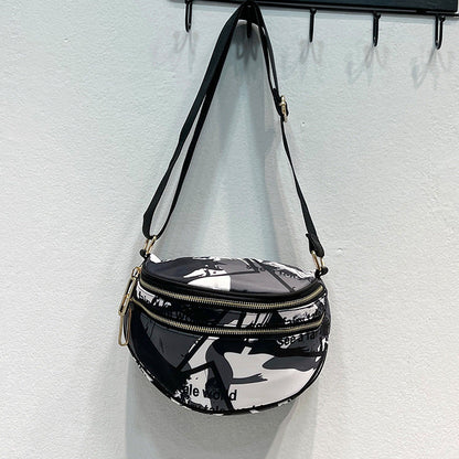 Women's Style Saddle Personality Simple Commuter Retro Bags